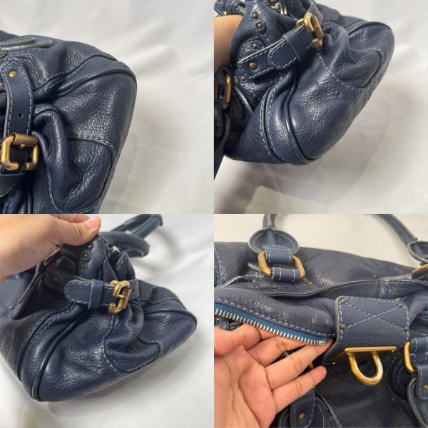 CHLOÉ 2005 navy paddington