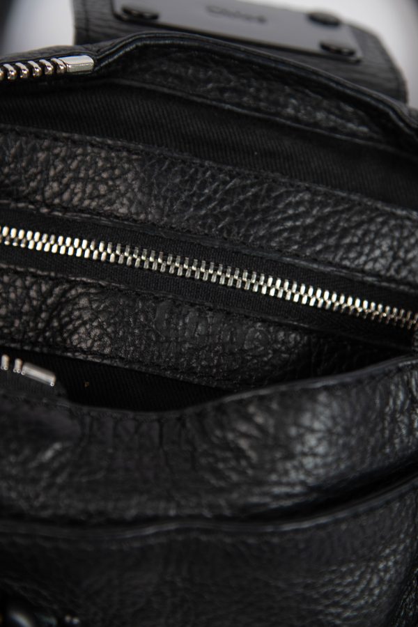 RARE 2000s Chloe Black Leather Paddington Small Shoulder Bag