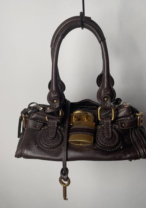 CHLOÉ 2007 brown mini paddington
