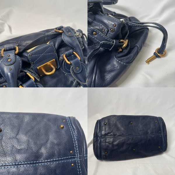 CHLOÉ 2005 navy paddington