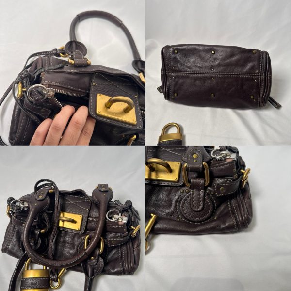 CHLOÉ 2007 brown mini paddington