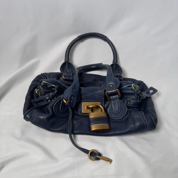 CHLOÉ 2005 navy paddington