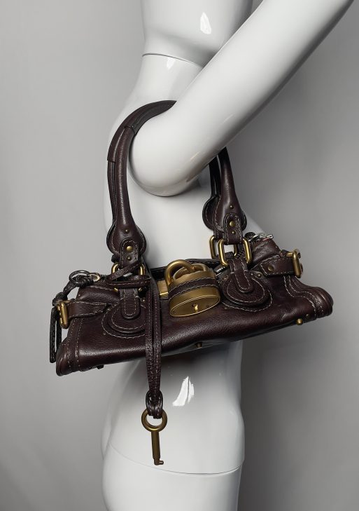CHLOÉ 2007 brown mini paddington