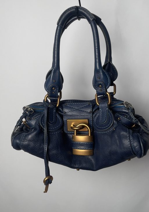 CHLOÉ 2005 navy paddington