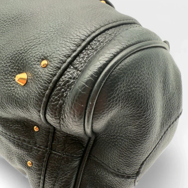 Chloe handbag Paddington gold hardware in black leather - Image 9