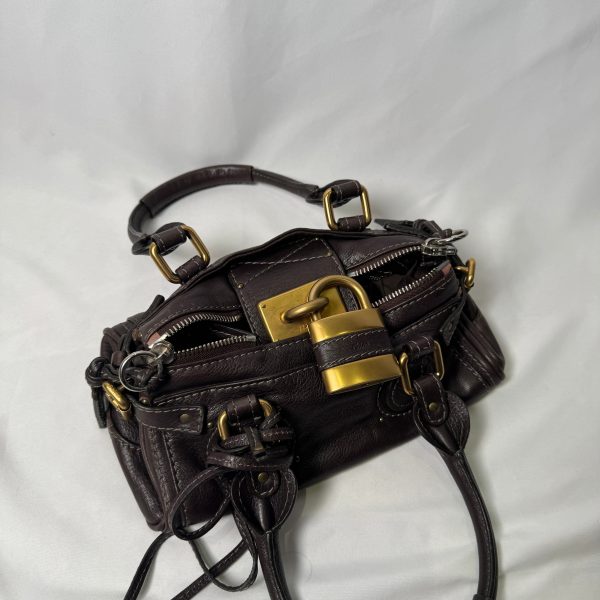 CHLOÉ 2007 brown mini paddington