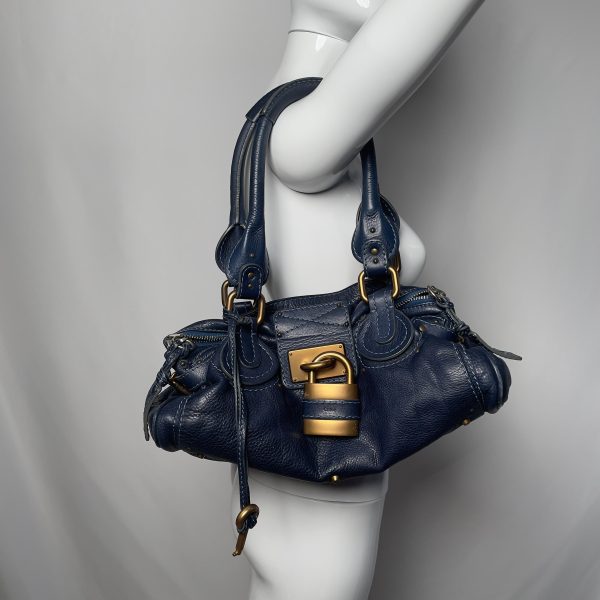 CHLOÉ 2005 navy paddington