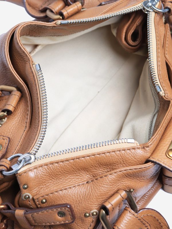 Tan Paddington leather bag
