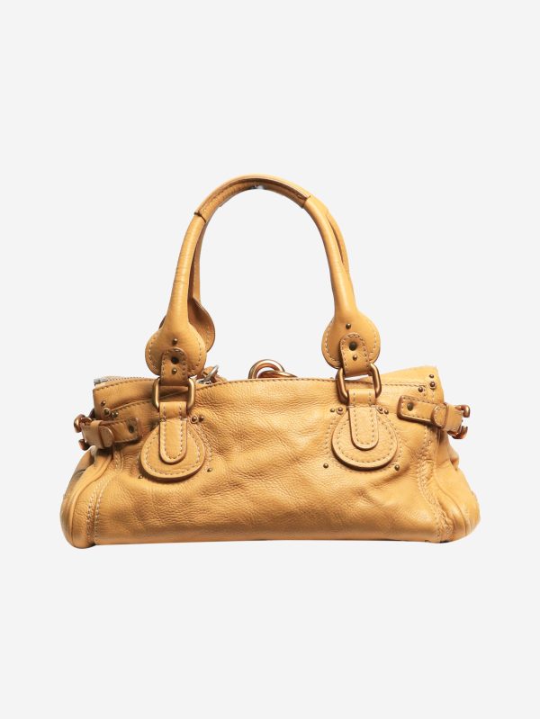 Mustard Paddington leather bag