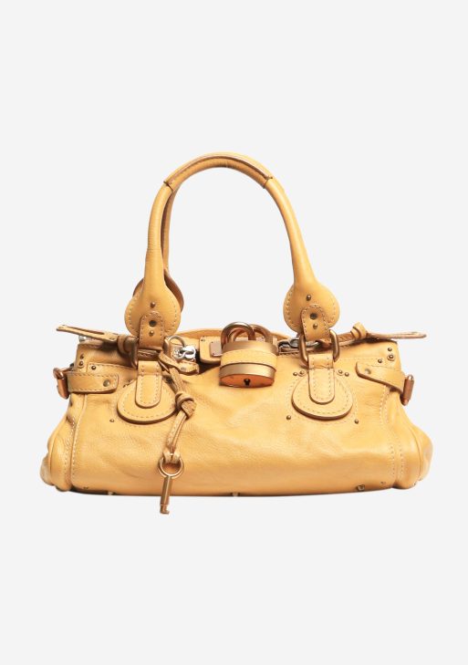Mustard Paddington leather bag