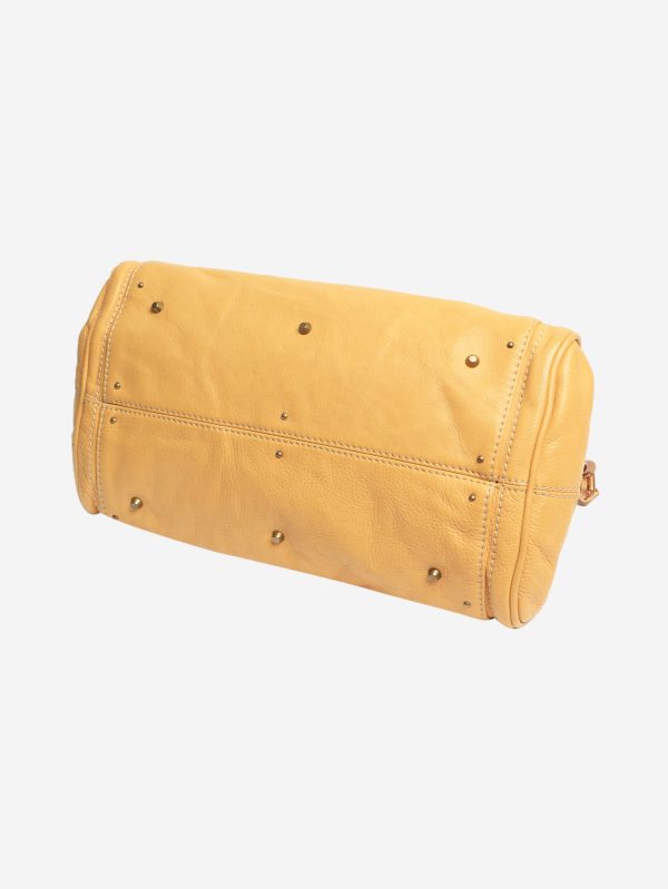 Mustard Paddington leather bag