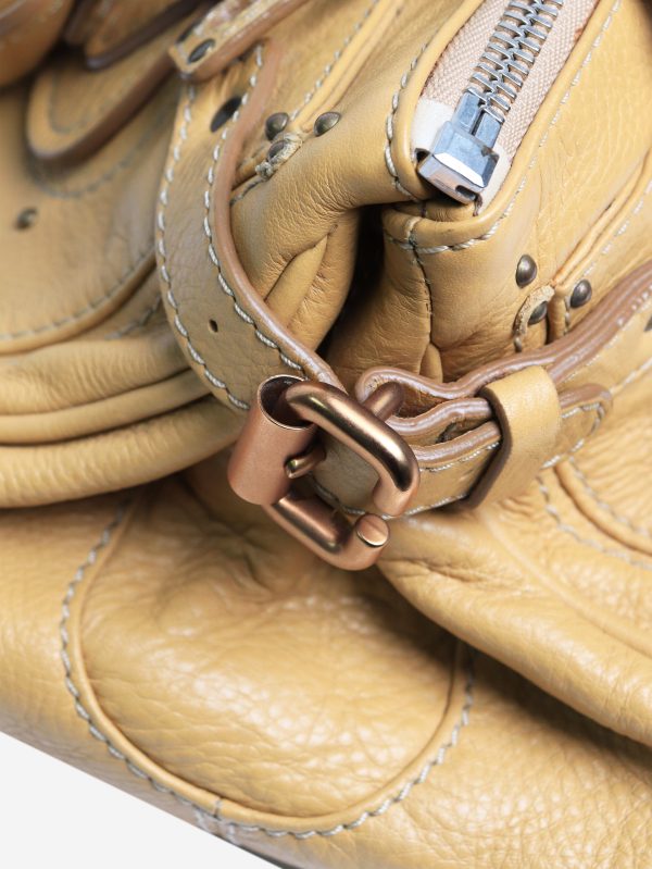 Mustard Paddington leather bag