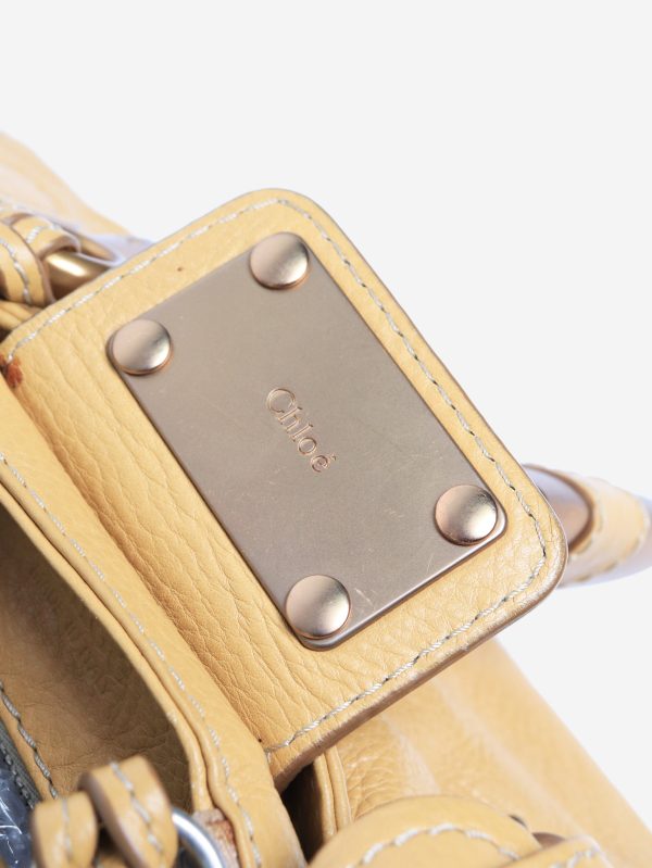 Mustard Paddington leather bag