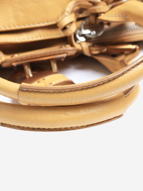 Mustard Paddington leather bag