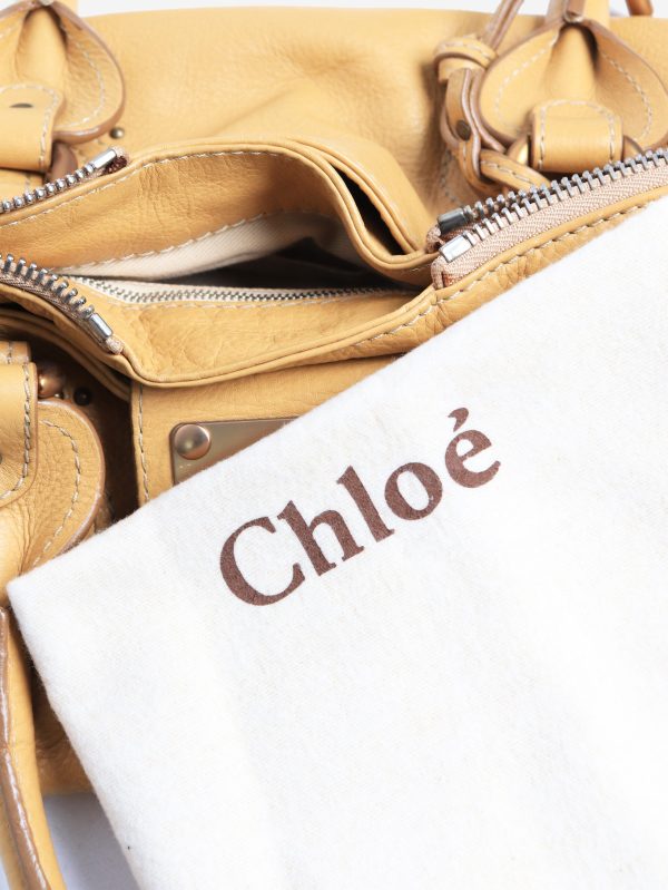 Mustard Paddington leather bag