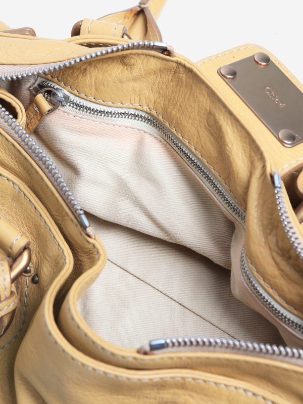 Mustard Paddington leather bag
