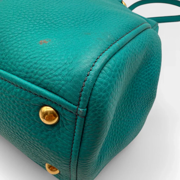 Miu Miu Madras handbag turquoise - Image 7