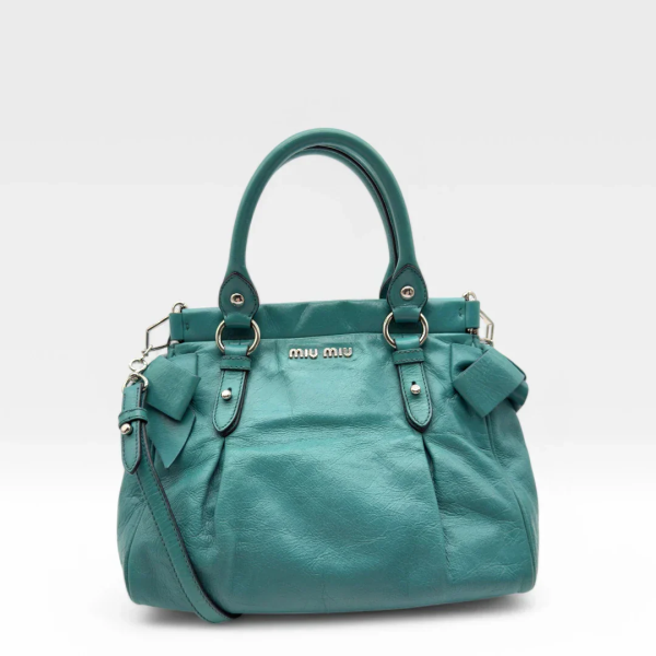 Miu Miu handbag Vitello turquoise