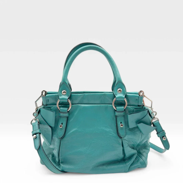 Miu Miu handbag Vitello turquoise - Image 3