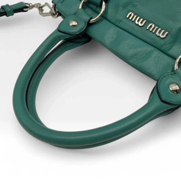 Miu Miu handbag Vitello turquoise - Image 11
