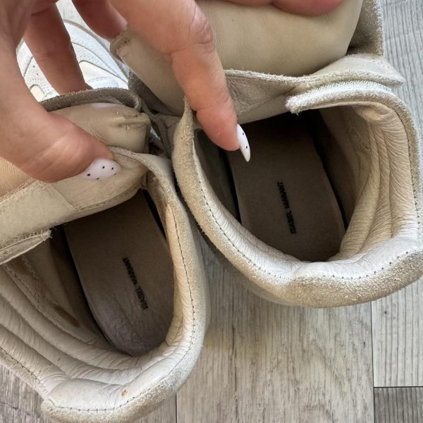 Isabel Marant Women's Cream and Tan Trainers ¦ Best Deal - Image 4