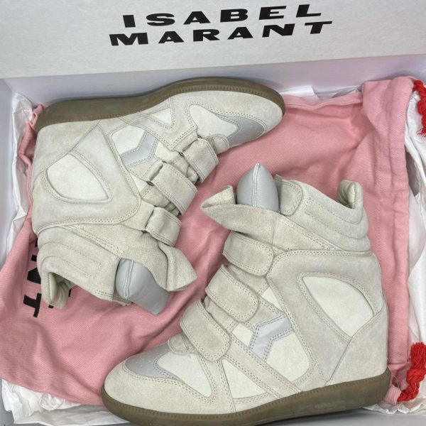 Isabel Marant Women's Cream Trainers ¦ Best Deal - Image 6