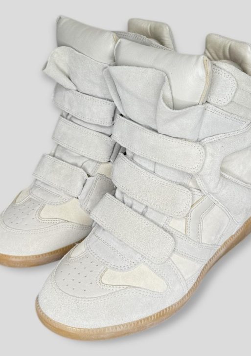 Isabel Marant Women's Cream and White Trainers ¦ Best Deal