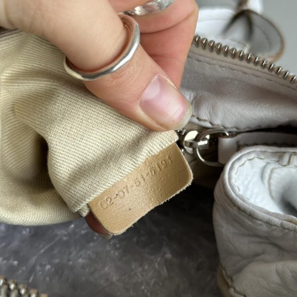 Iconic Chloe Paddington Bag in white leather - Image 4