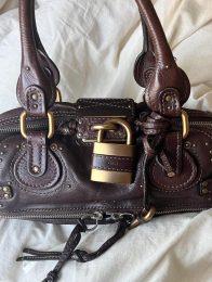 Authentic Chloe East-West Paddington Bag – Chocolate Brown