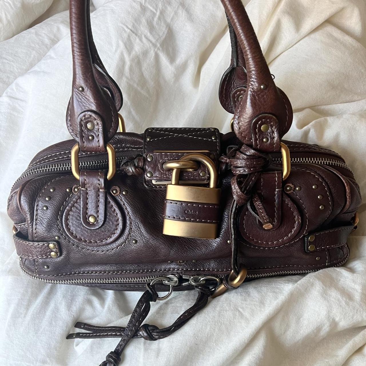 Authentic Chloe East-West Paddington Bag – Chocolate Brown