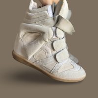 Isabel Marant Women's Cream and White Trainers ¦ Best Deal