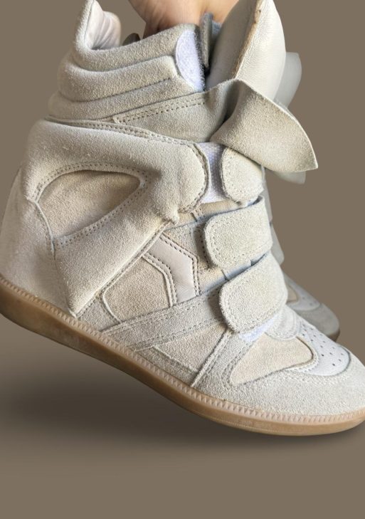 Isabel Marant Women's Cream and White Trainers ¦ Best Deal