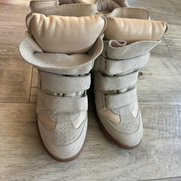 Isabel Marant Women's Cream and Tan Trainers ¦ Best Deal - Image 5