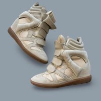 Isabel Marant Women's Cream and Tan Trainers ¦ Best Deal