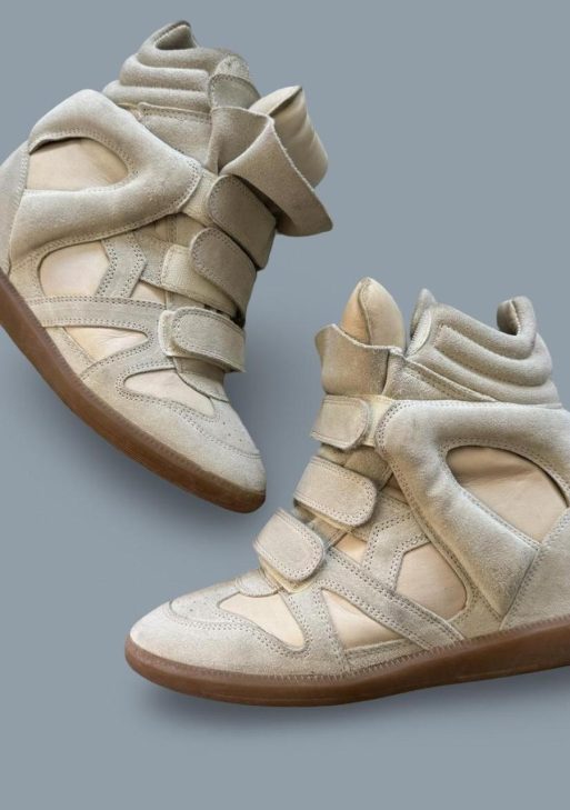 Isabel Marant Women's Cream and Tan Trainers ¦ Best Deal