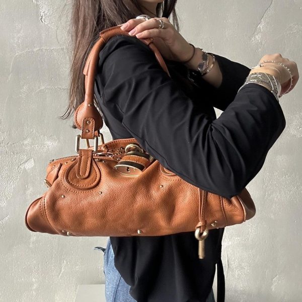 Iconic Chloe Paddington Bag in Tan leather - Image 3