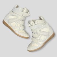 Isabel Marant Women's Cream and White Trainers ¦ Best Deal