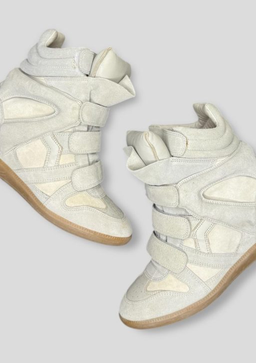 Isabel Marant Women's Cream and White Trainers ¦ Best Deal
