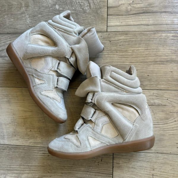 Isabel Marant Women's Cream and White Trainers ¦ Best Deal - Image 5