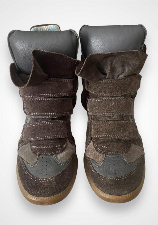 Isabel Marant Women's Brown and Grey Trainers ¦ Best Deal