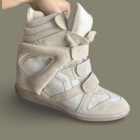 Isabel Marant Women's Cream and Tan Trainers ¦ Best Deal