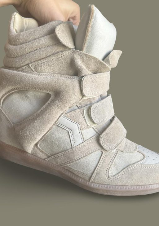 Isabel Marant Women's Cream and Tan Trainers ¦ Best Deal