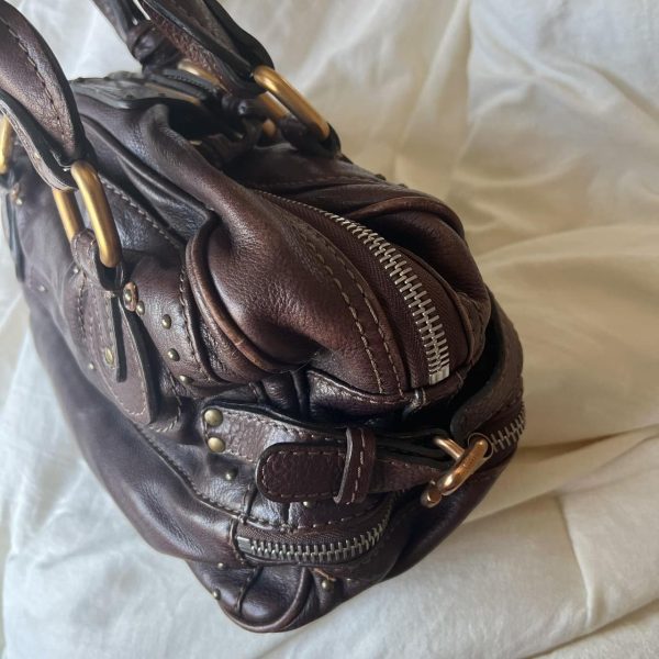 Authentic Chloe East-West Paddington Bag – Chocolate Brown - Image 2