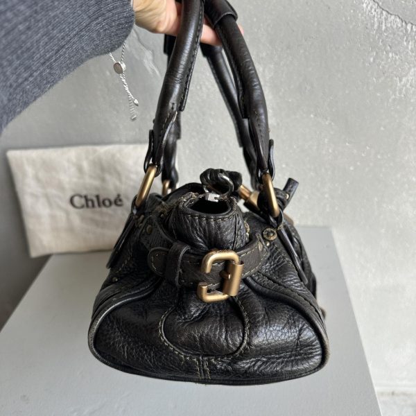 Iconic Chloe Paddington Bag khaki / Black leather - Image 4