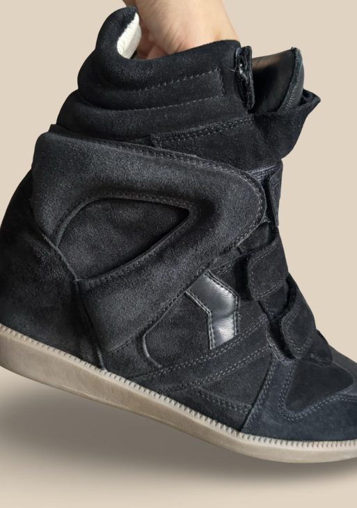 Isabel Marant Women's Black and Navy Trainers ¦ Best Deal
