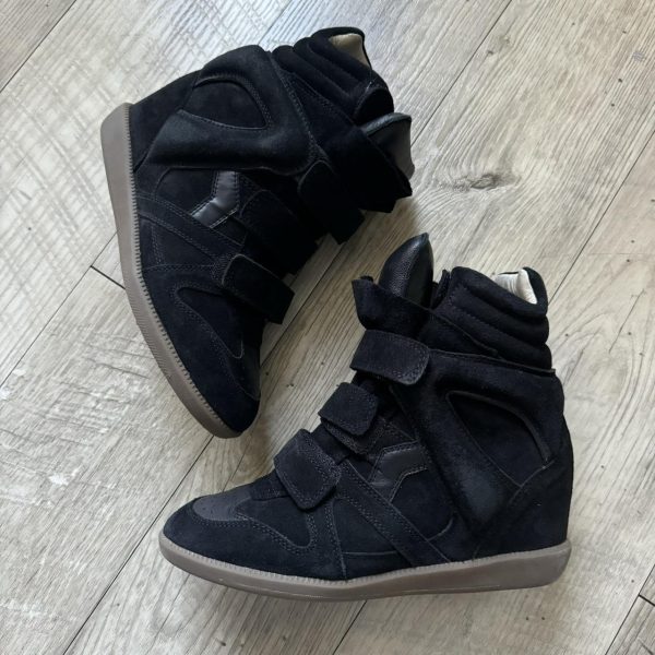 Isabel Marant Women's Black and Navy Trainers ¦ Best Deal - Image 6