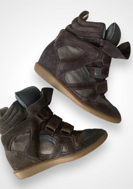 Isabel Marant Women's Brown and Grey Trainers ¦ Best Deal
