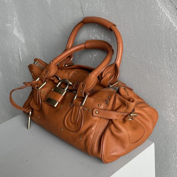 Iconic Chloe Paddington Bag in Tan leather - Image 2