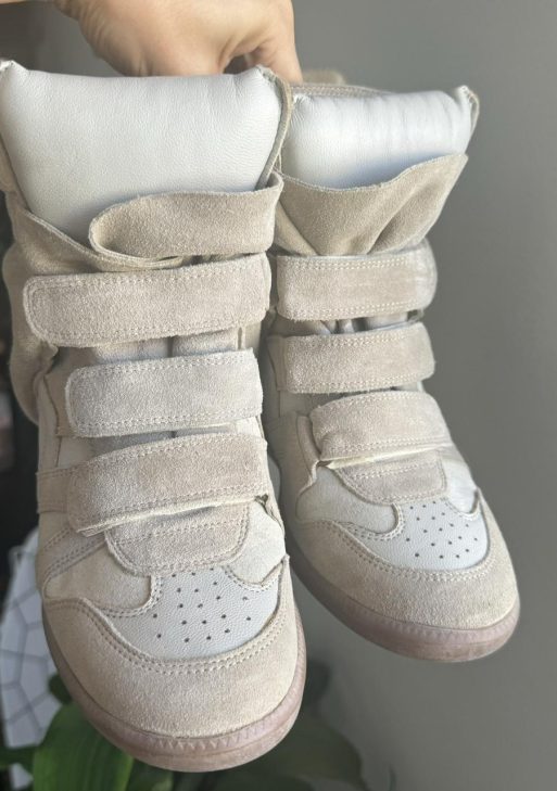 Isabel Marant Women's Cream and Tan Trainers ¦ Best Deal