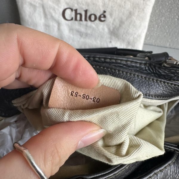 Iconic Chloe Paddington Bag khaki / Black leather - Image 3